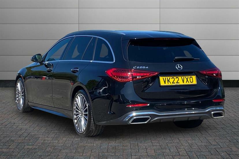 Mercedes-Benz C Class C220d Amg Line Premium 9G-tronic Black #2