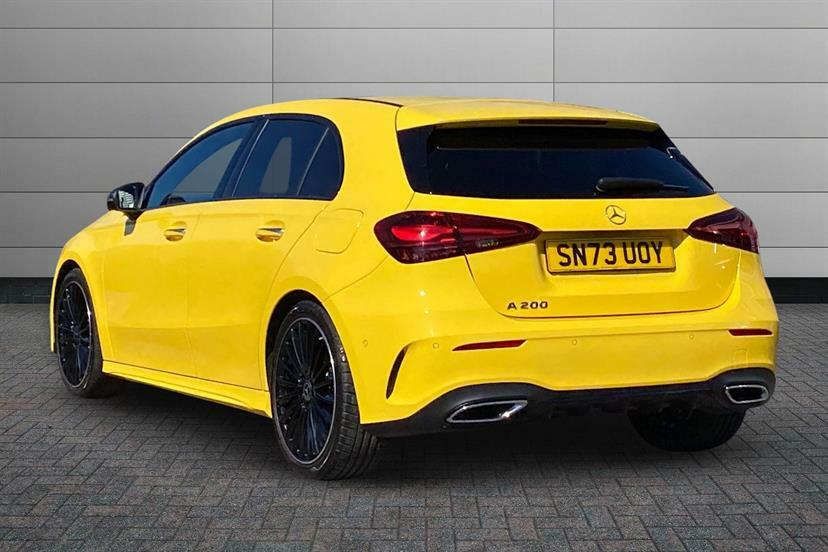 Mercedes-Benz A Class A200 Exclusive Launch Edition SN73UOY Yellow #2