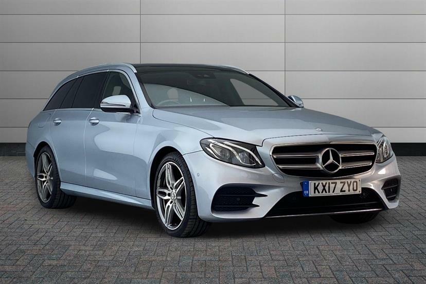 Mercedes-Benz E Class E220d Amg Line Premium 9G-tronic Silver