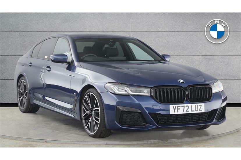 BMW 5 Series 520D Mht M Sport Step Pro Pack Blue