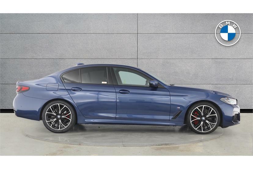 BMW 5 Series 520D Mht M Sport Step Pro Pack YF72LUZ Blue #3