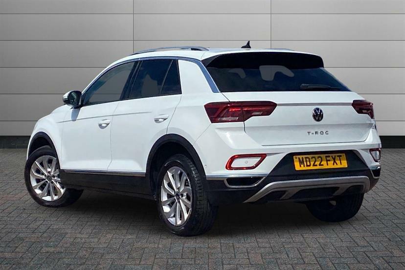 Volkswagen T-Roc 1.5 Tsi Style MD22FXT White #3