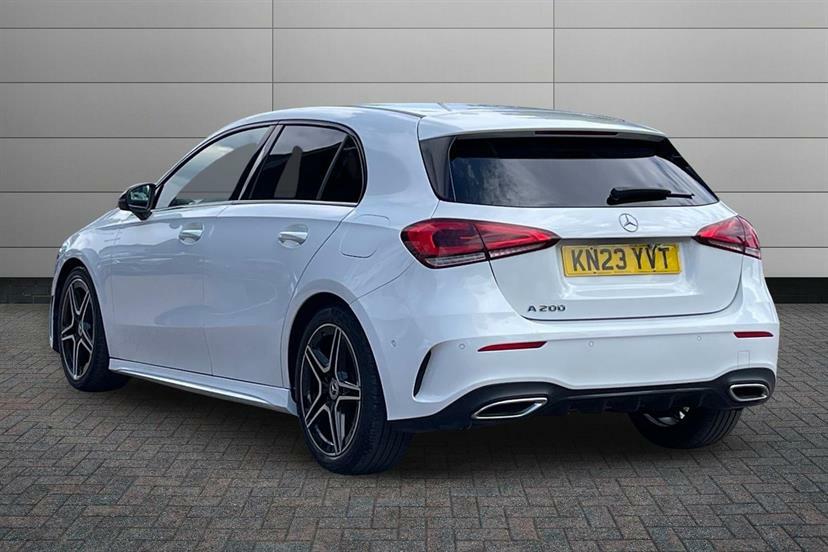 Mercedes-Benz A Class A200 Amg Line Executive KN23YVT White #2