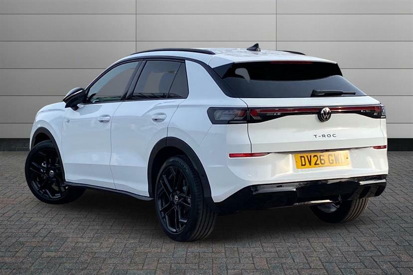 Volkswagen T-Roc 1.5 Etsi 150 R-line Dsg DV26GWD White #3