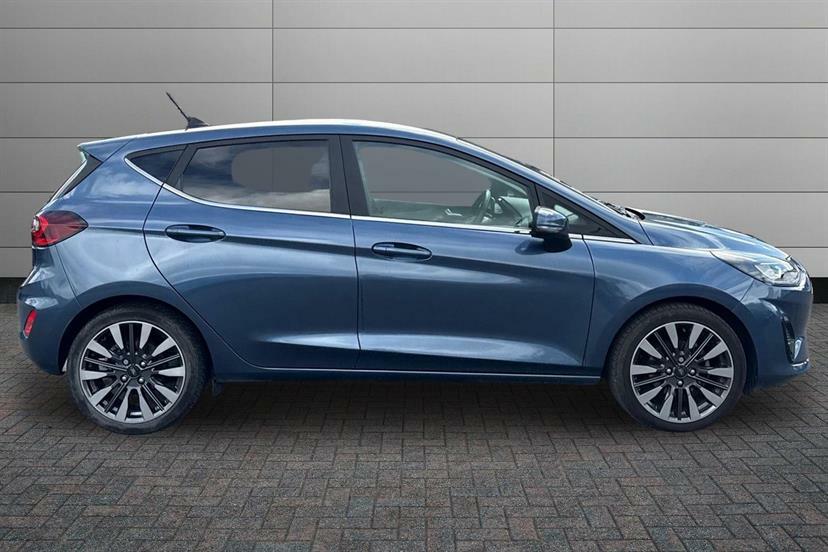 Ford Fiesta 1.0 Ecoboost Hbd Mhev 125 Titanium X YN23OSO Blue #4