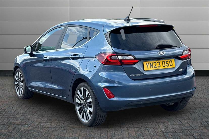Ford Fiesta 1.0 Ecoboost Hbd Mhev 125 Titanium X YN23OSO Blue #3