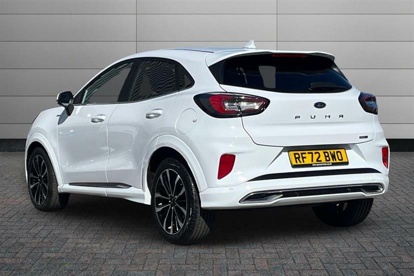 Ford Puma 1.0 Ecoboost Hybrid Mhev 155 St-line Vignale RF72BWO White #3
