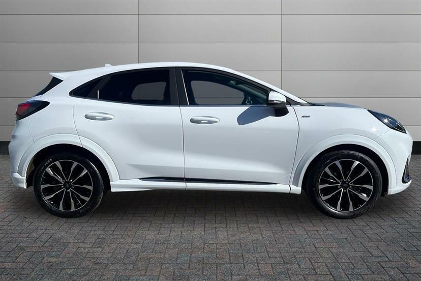 Ford Puma 1.0 Ecoboost Hybrid Mhev 155 St-line Vignale RF72BWO White #4