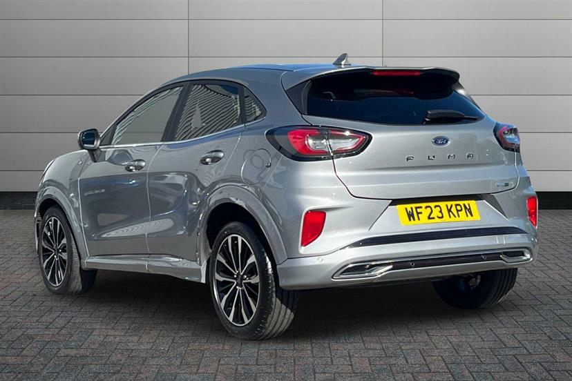 Ford Puma 1.0 Ecoboost Hybr Mhev 155 St-line Vignale Dct WF23KPN Silver #3