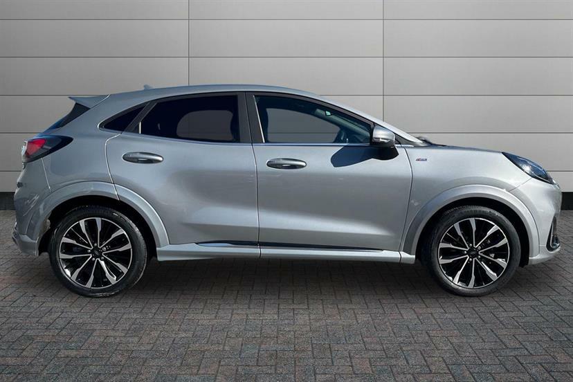 Ford Puma 1.0 Ecoboost Hybr Mhev 155 St-line Vignale Dct WF23KPN Silver #4