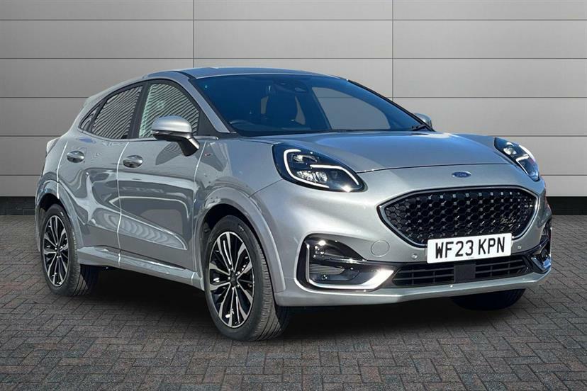 Ford Puma 1.0 Ecoboost Hybr Mhev 155 St-line Vignale Dct Silver