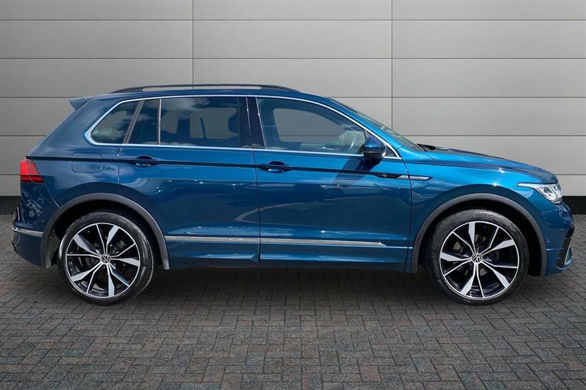 Volkswagen Tiguan 2.0 Tdi R-line Dsg KR22VEV Blue #4