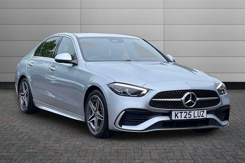 Mercedes-Benz C Class C200 Amg Line 9G-tronic Silver