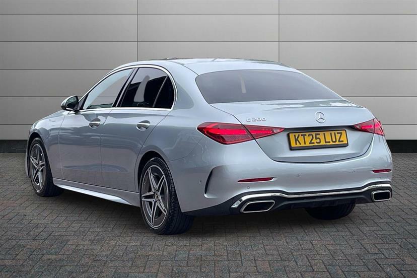 Mercedes-Benz C Class C200 Amg Line 9G-tronic KT25LUZ Silver #2