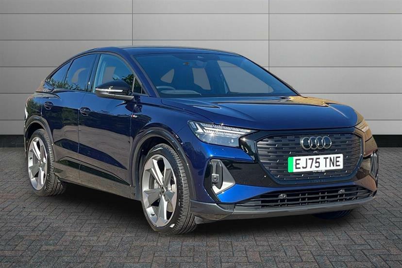 Audi Q4 E Tron 210Kw 45 Qtro 82Kwh Black Ed Tech Pack Blue