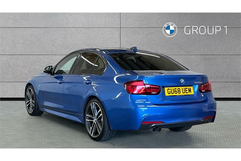 BMW 3 Series 320D M Sport Shadow Edition Step GU68UEM Blue #2