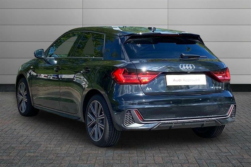 Audi A1 30 Tfsi S Line S Tronic WU26EYT Black #3