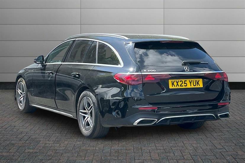 Mercedes-Benz E Class E200 Amg Line 9G-tronic KX25YUK Black #2