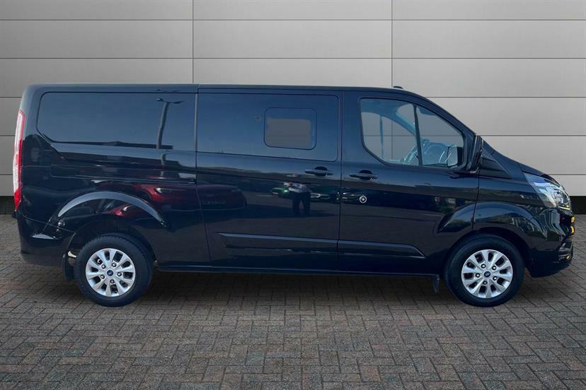 Ford Transit Custom 2.0 Ecoblue 130Ps Low Roof Dcab Limited Van RO71HLF Black #5