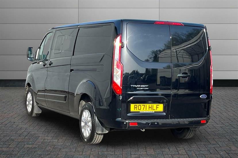 Ford Transit Custom 2.0 Ecoblue 130Ps Low Roof Dcab Limited Van RO71HLF Black #3