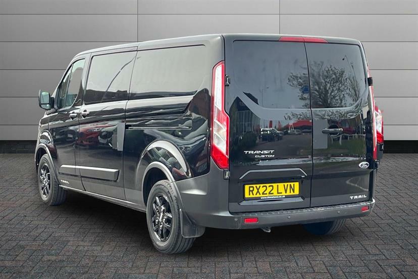 Ford Transit Custom 2.0 Ecoblue 130Ps Low Roof Trail Van RX22LVN Black #3