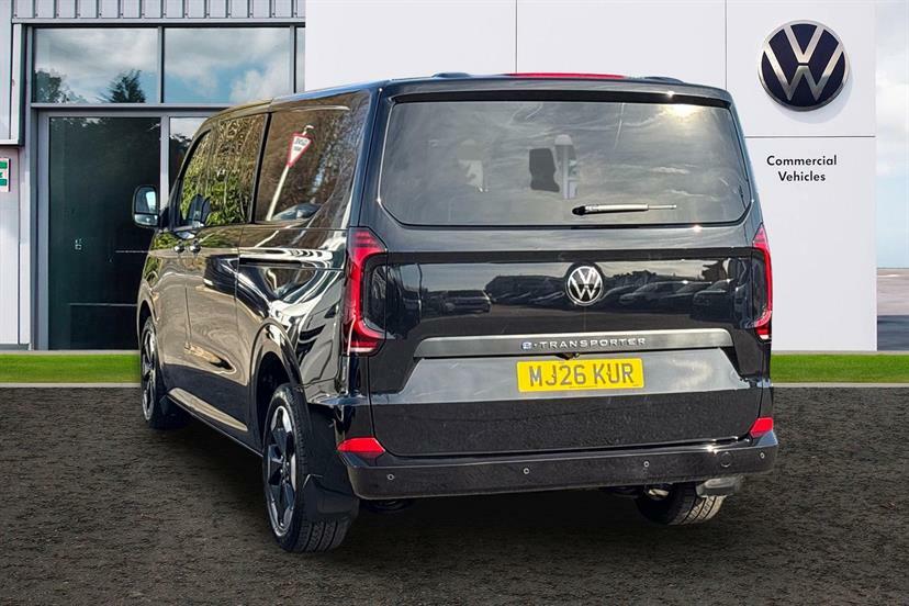 Volkswagen E-Transporter 160Kw 65Kwh Commerce Pro Kombi Van MJ26KUR Black #3