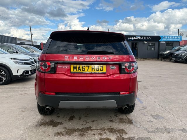 Land Rover Discovery Sport Td4 Se Tech Suv MA67HBO Red #4