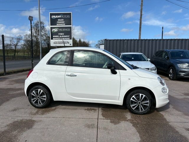 Fiat 500 Pop Hatchback YS66NBB White #2