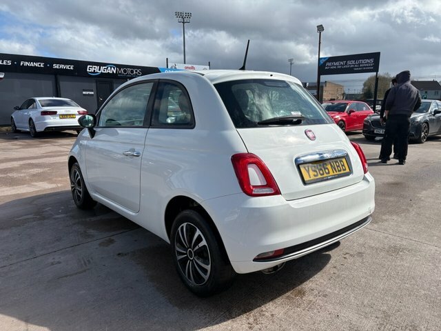 Fiat 500 Pop Hatchback YS66NBB White #5