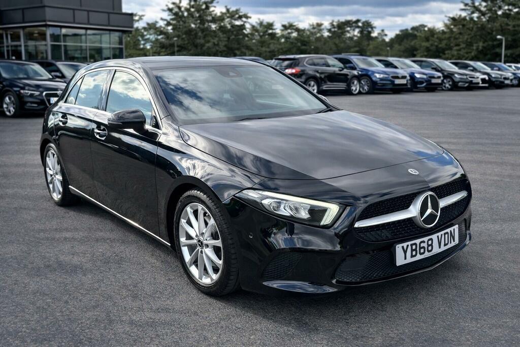 Mercedes-Benz A Class Hatchback 1.5 A180d Sport Executive 7G-dct Euro YB68VDN Black #3