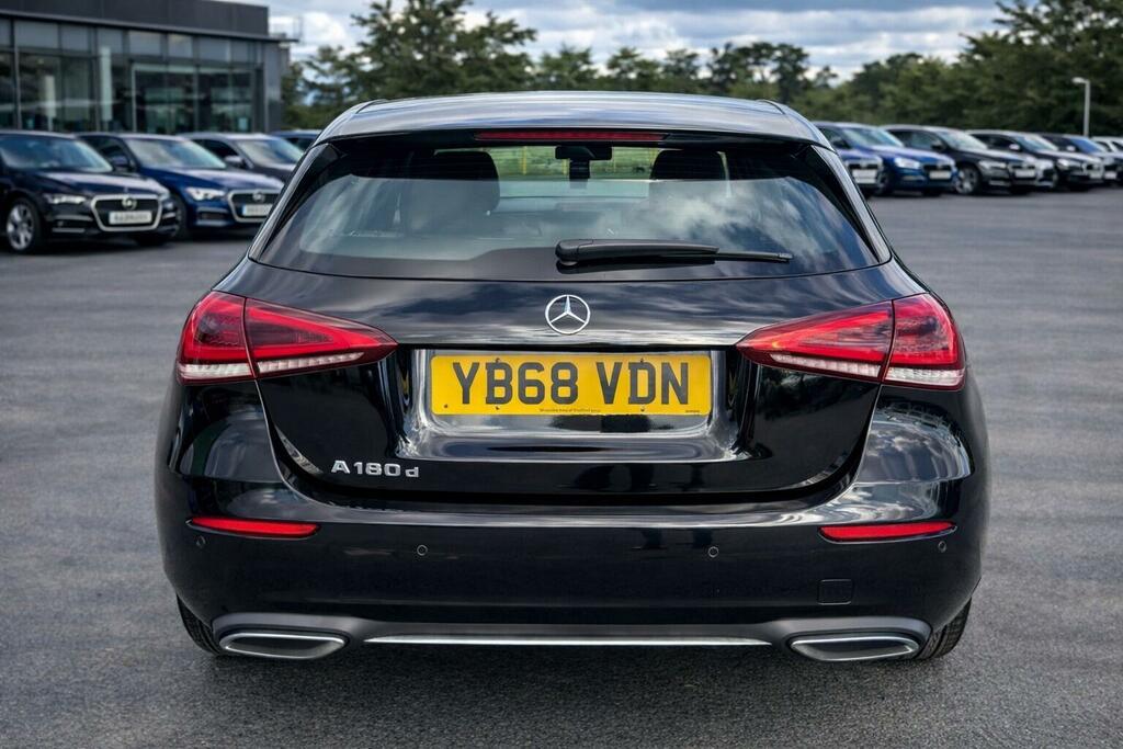 Mercedes-Benz A Class Hatchback 1.5 A180d Sport Executive 7G-dct Euro YB68VDN Black #5