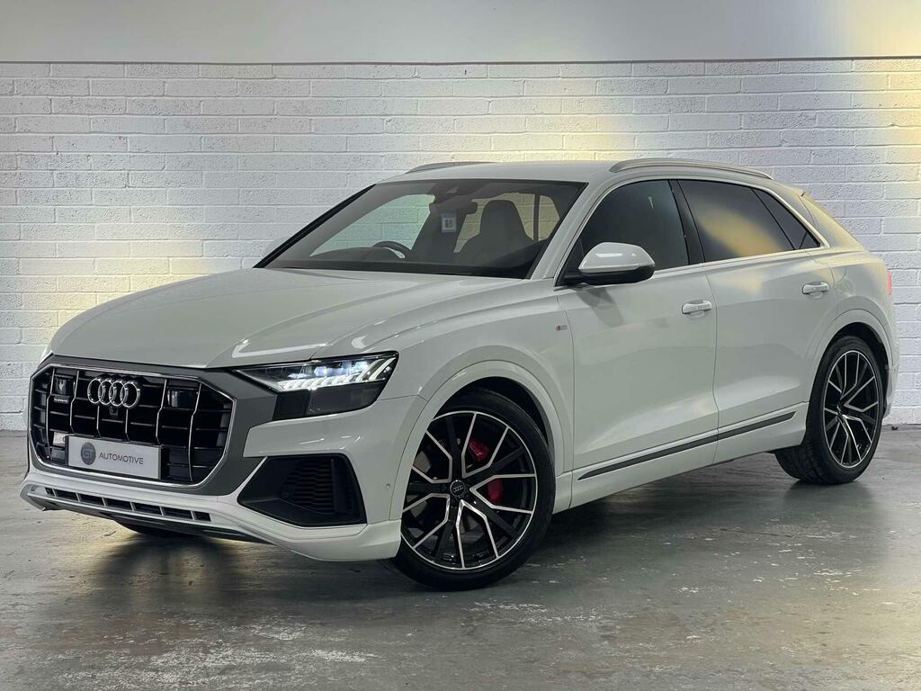 Audi Q8 3.0 Tdi V6 50 S Line Tiptronic Quattro Euro 6 Ss LR68GVG White #5