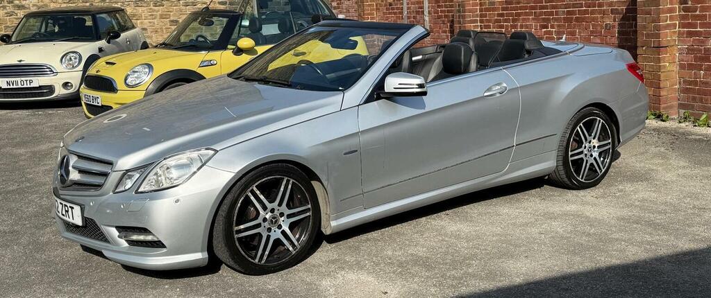 Mercedes-Benz E Class 2.1 E250 Cdi Blueefficiency Sport Cabriolet G-tron LS12ZRT Silver #3