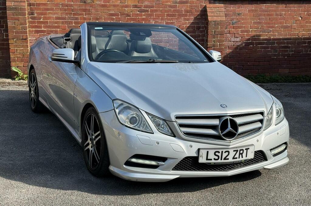 Mercedes-Benz E Class 2.1 E250 Cdi Blueefficiency Sport Cabriolet G-tron Silver