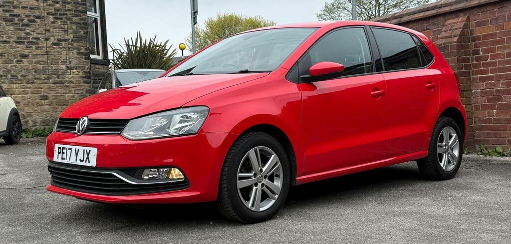 Volkswagen Polo 1.0 Bluemotion Tech Match Edition Euro 6 S S PE17YJX Red #3