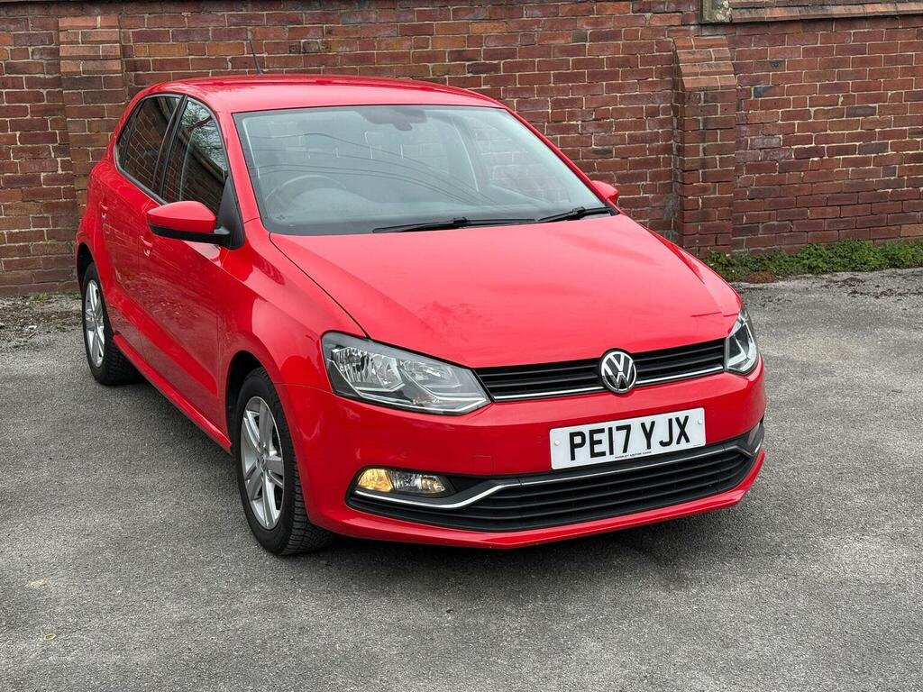 Volkswagen Polo 1.0 Bluemotion Tech Match Edition Euro 6 S S Red