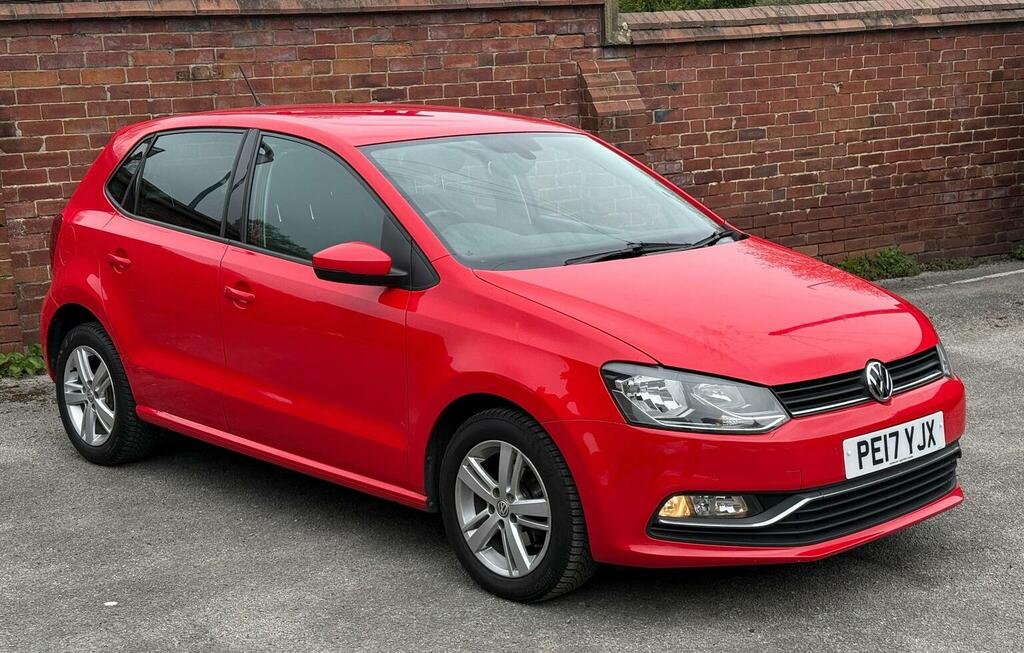 Volkswagen Polo 1.0 Bluemotion Tech Match Edition Euro 6 S S PE17YJX Red #5
