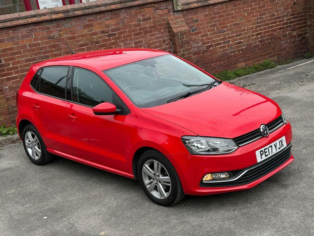 Volkswagen Polo 1.0 Bluemotion Tech Match Edition Euro 6 S S PE17YJX Red #6