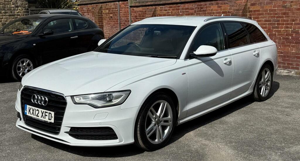 Audi A6 Avant 2.0 Tdi S Line Multitronic Euro 5 S S White #3