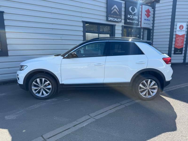 Volkswagen T-Roc 1.0 Tsi Design - 2018 68 FP68XJT White #3