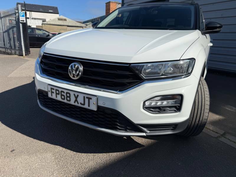 Volkswagen T-Roc 1.0 Tsi Design - 2018 68 FP68XJT White #4