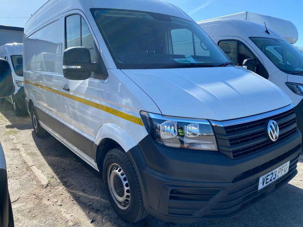 Volkswagen Crafter Panel Van 2.0 Tdi Cr35 Startline Fwd Mwb High Roof VE23PFG White #3