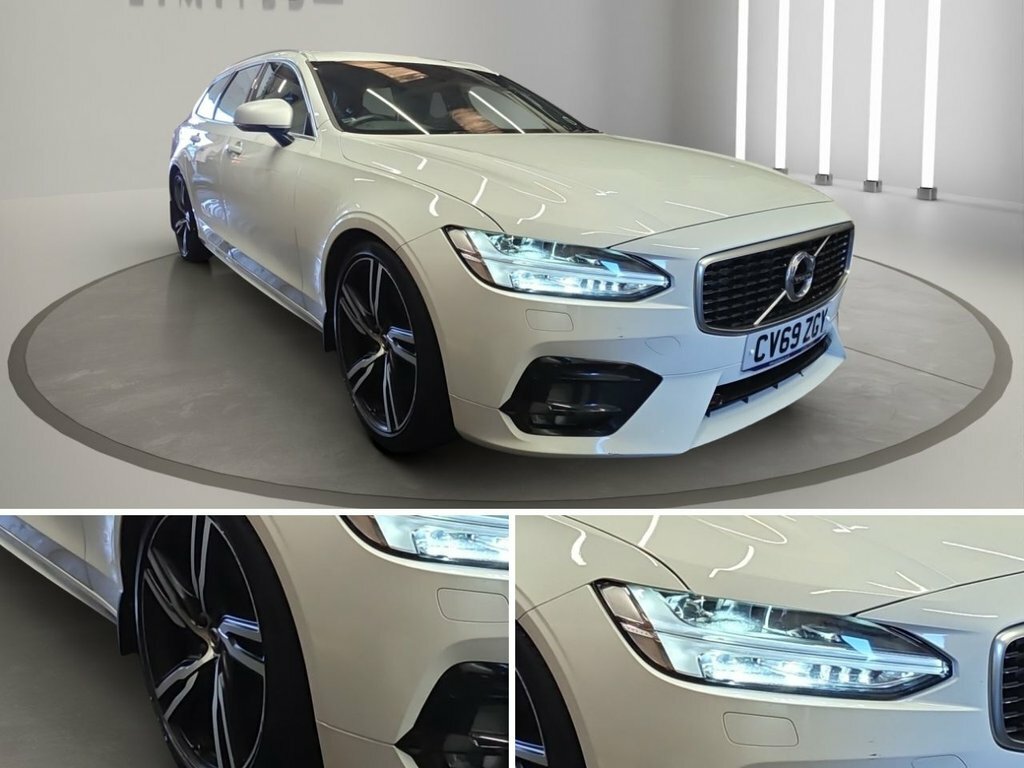 Volvo V90 2L R-design CV69ZGY White #5