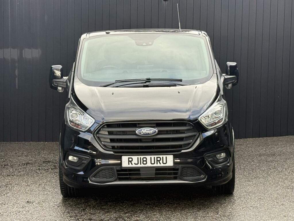 Ford Transit Custom 2.0 170Ps Sport Ecoblue Panel Van Swb L2 H1 Euro 6 RJ18URU Black #5