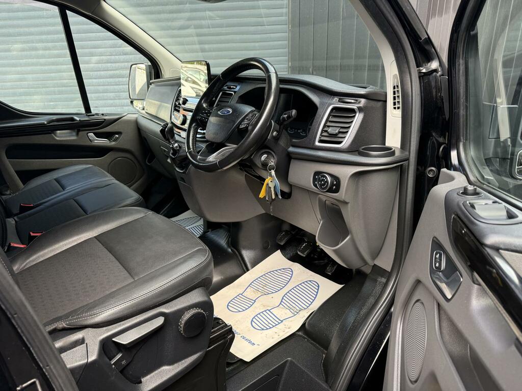 Ford Transit Custom 2.0 170Ps Sport Ecoblue Panel Van Swb L2 H1 Euro 6 RJ18URU Black #2