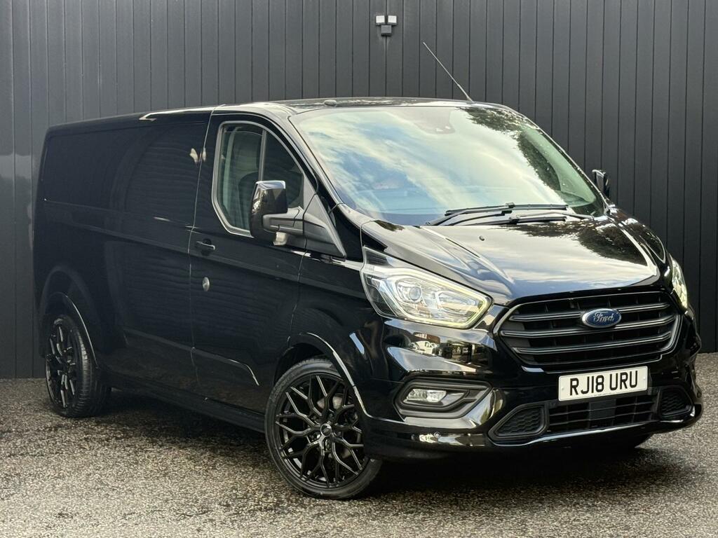 Ford Transit Custom 2.0 170Ps Sport Ecoblue Panel Van Swb L2 H1 Euro 6 RJ18URU Black
