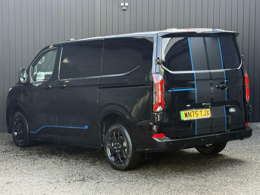 Ford Transit Custom 218Ps 320 65Kwh Sport Panel Van WN75TJX Black #3