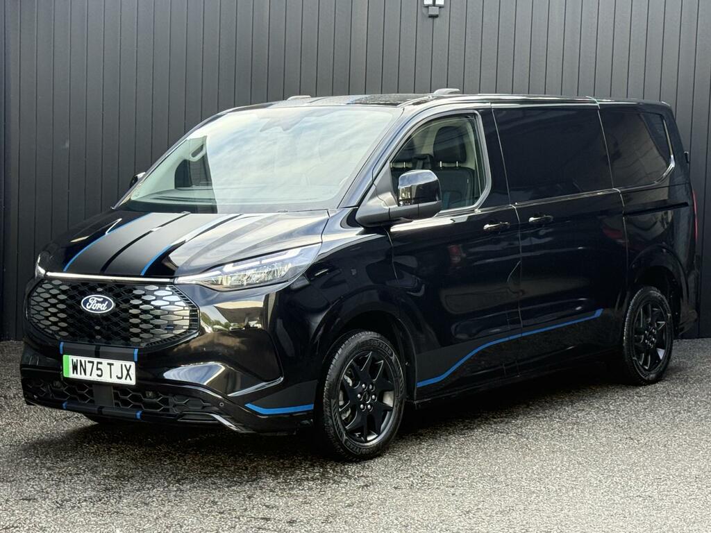 Ford Transit Custom 218Ps 320 65Kwh Sport Panel Van WN75TJX Black #6
