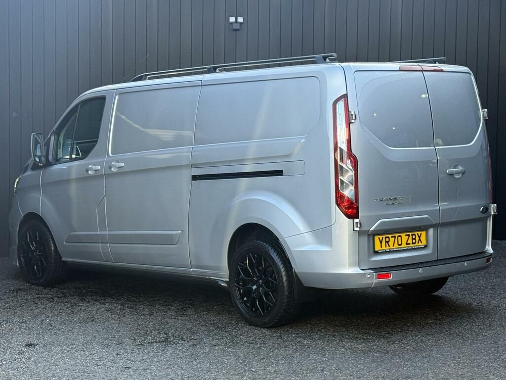 Ford Transit Custom 2.0 130Ps Ecoblue Limited Panel Van Lwb L2 H1 Euro YR70ZBX Silver #3