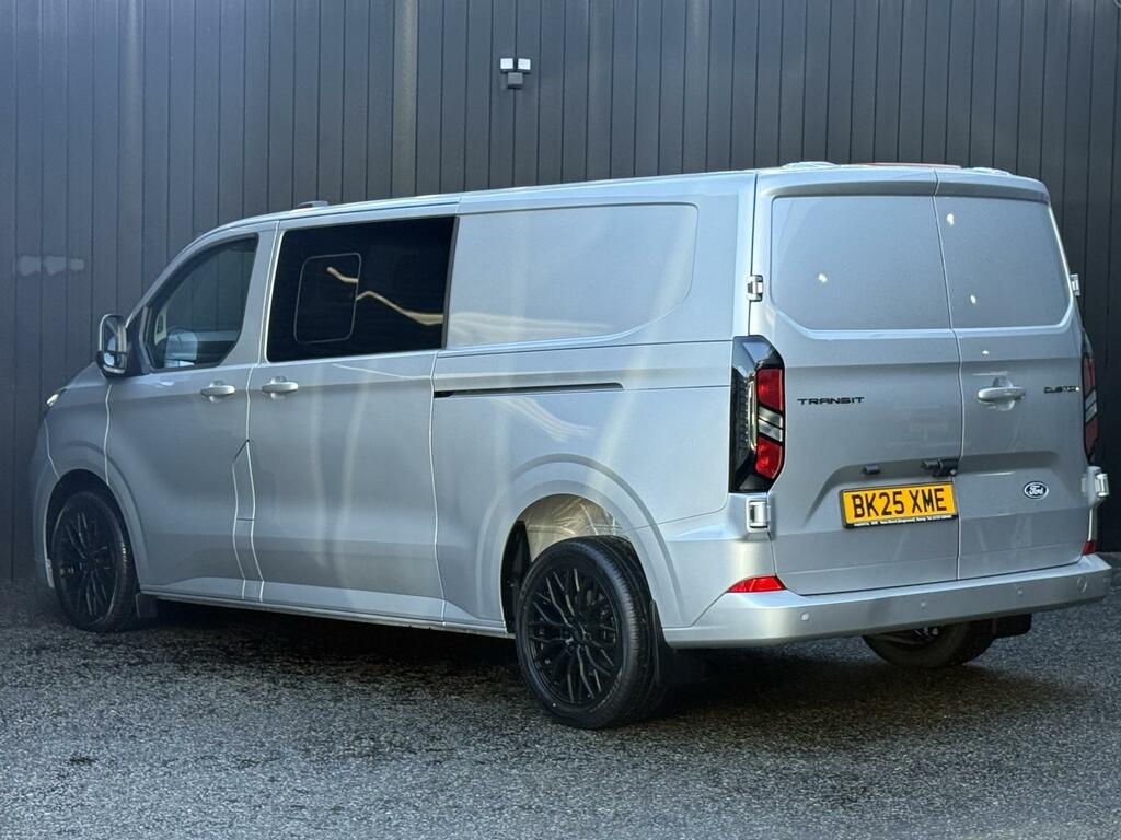 Ford Transit Custom 2.0 136Ps G-sport Ecoblue Limited Crew Van Double BK25XME Silver #3